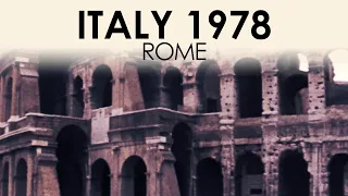 Archival footage of Rome in 1970s | Never seen Super 8 home movie film