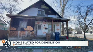 'Tear it down': Abandoned Spokane home slated to be demolished