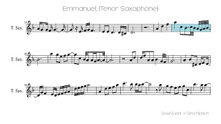 🎶 Emmanuel (Tenor Saxophone) 🎸🎸