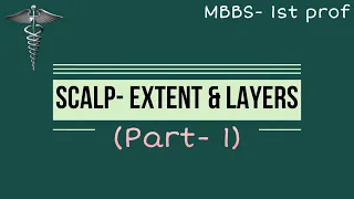 Scalp- Extent and layers(Part-1) 1st year MBBS