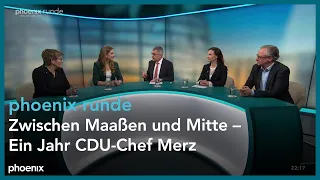 phoenix runde: Zwischen Maaßen und Mitte – Ein Jahr CDU-Chef Merz