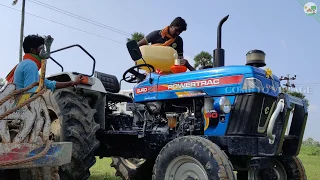 TRACTOR FUEL TEST Swaraj 744 FE vs Powertrack EURO 50 | escort tractor  Come To Village