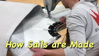 How Sails are Made - A visit to the Elvstrom Sails Loft