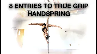 8 Entries into True Grip Handspring or Ayesha - Pole Dancing Tutorials by ElizabethBfit