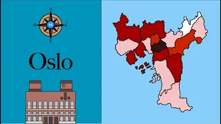 Boroughs of Oslo and their population 🇳🇴