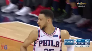 Ben Simmons | Highlights at Wizards (2.25.18)