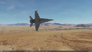 DCS F-18 Hornet Drops Snake Eyes then Death By SA-15 TOR