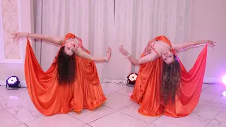 Дуэт Восточный танец классика Bellydance duo Joe Dassin L’Été indien Восточные танцы Сумы