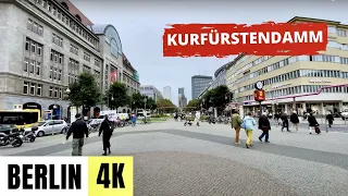 BERLIN, GERMANY 🇩🇪 [4K] Kurfürstendamm & Tauentzienstraße Walk