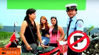 Traffic Corruption | Nepali Comedy Movie KANCHHI MATYANG TYANG | Jaya Kishan Basnet