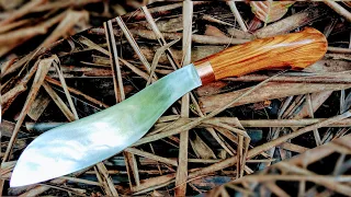 making knife handle (cara buat hulu parang)