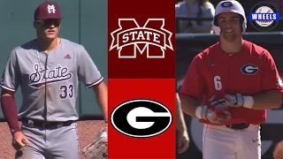 #23 Mississippi State vs #20 Georgia Highlights (AMAZING GAME!) | 2022 College Baseball Highlights