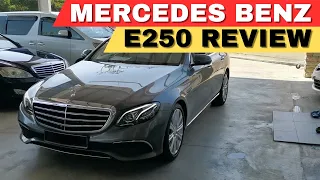 Mercedes Benz Class E 250 (Terpakai) Walkaround Review