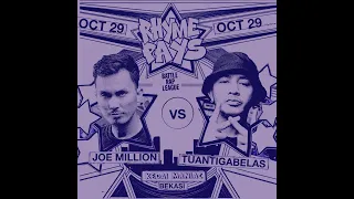 RHYME PAYS BATTLE RAP LEAGUE Season 1 - JOE MILLION VS TUANTIGABELAS