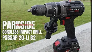 PARKSIDE PERFORMANCE  PSBSAP 20-Li B2 [ CORDLESS IMPACT DRILL 20V ]