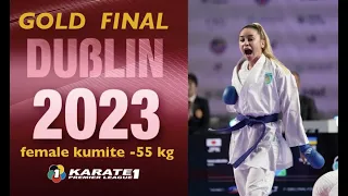 Karate1 DUBLIN | FINALS | FEMALE  KUMITE -55 kg | WORLD KARATE FEDERATION