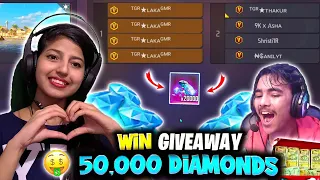 I win 50000 daimonds on angry youtuber girl custom room😱 Laka Gamer