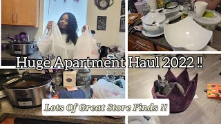 Huge Apartment Haul 2022/Dollar Tree,Homegoods, Marshalls, Bed Bath Beyond,Walmart, Etc+Pet Supplies