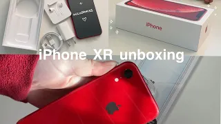  iPhone XR Unboxing + accessories📱