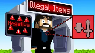 Collecting 12 ILLEGAL Items in Minecraft