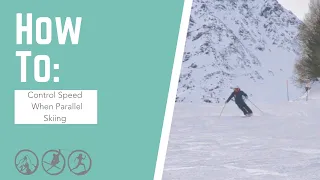 Beginner Ski Lessons- How To Control Speed (Parallel)