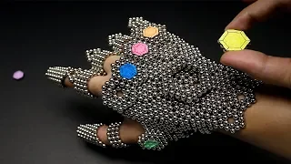 Amazing THANOS gauntlet made out of 1,728 magnets