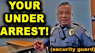 Security Guard Arrests Auditor For Filming Inside Federal Building!
