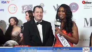 Luxury Gala 2024- Dr Aliya Fredrick interviewed Devon F.  Burdeyney co-writer/producer of Angel Dust