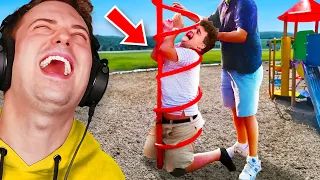 People *STUCK* in Weird Places! (FUNNY)