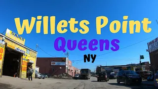 Willets Point Queens  NY  4K Travel Video