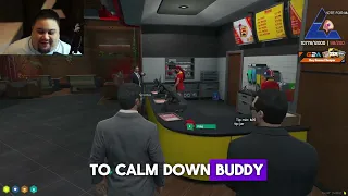 Ash takes Benji's order :(