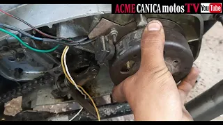 Asi trabaja Motor 2 Tiempos bicilindrico con CDI de Motocicleta (Modificacion)