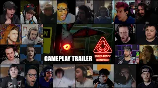 FNAF: Security Breach - Gameplay Trailer (Mega Reaction Mashup)