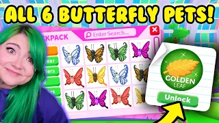 Getting Every New Butterfly Pet in the Adopt Me Butterfly Sanctuary Update! 🦋 Adopt Me Roblox