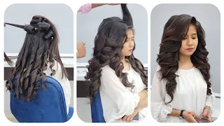 reception hairstyle for bridal | hairstyle tutorial | kuldeep hairstylist | Hairstyle for long hair