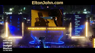 Elton John - Tiny Dancer - Last Show LIVE!! @ Dodger Stadium - musicUcansee.com