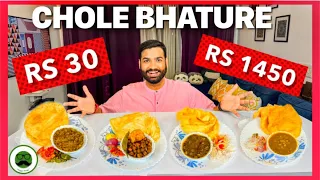 Rs 1450 Chole Bhature | Cheap Vs Expensive Food Challenge | Veggie Paaji