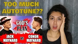 Drake - God's Plan (SING OFF vs. My Younger Brother) | REACTION