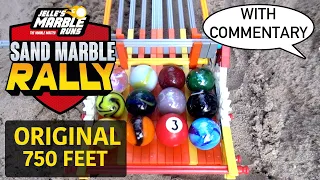 Longest Sand Marble Rally 750 feet with commentary!