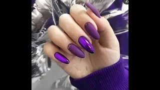 Очень эффектный маникюр с втиркой 2019/Модный дизайн ногтей с втиркой фото идеи тенденции