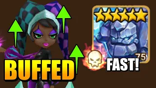 *Buffed* Luna Is Finally AMAZING For Giants Abyss Hard In Summoners War!