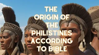 The Origin of  The PHILISTINES According to the Bible