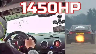 1450HP Audi RS3 LMS Turbo 4motion - ACCELERATION 0-300 km/h
