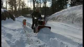 Testing new snowblowers