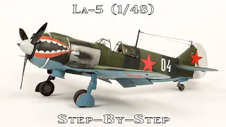 Ла-5 Звезда 1/48 ч.1. La-5 Zvezda 1/48 p.1