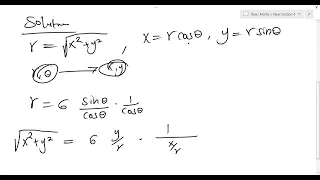 Convert the Polar Equation to Cartesian