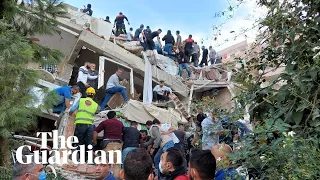 'Everywhere was collapsing': Turkey and Greece hit by powerful earthquake