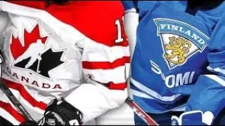 2019 IIHF Live World Juniors Championship Canada vs Finland