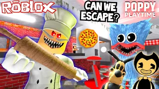 HUGGY WUGGY’S SCARY PIZZERIA! (Poppy Playtime BATDR Roblox)