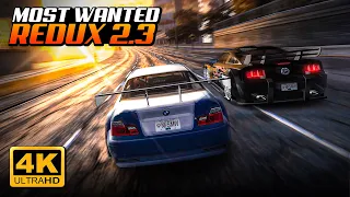 NFS Most Wanted REDUX 2.3 | Ultimate Overhaul, Cars & Graphics Mod in 4K [Re-Upload]